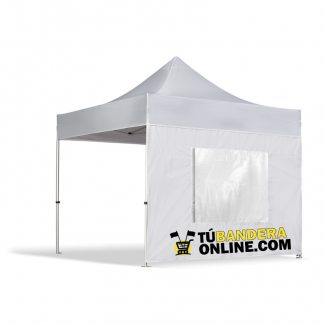 Pared para Carpa con 1 Ventana 3x1,9m