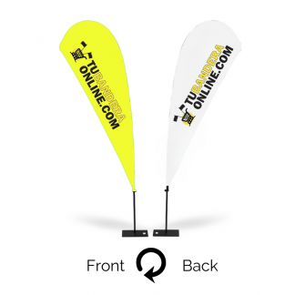 Banderola Fly Banner Gota Doble Cara