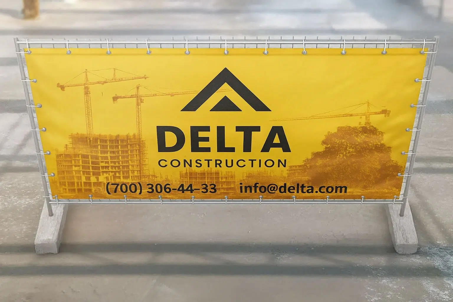 Lona Publicitaria con Ollaos 2 Lona Publicitaria con Ollaos - Imagen 2