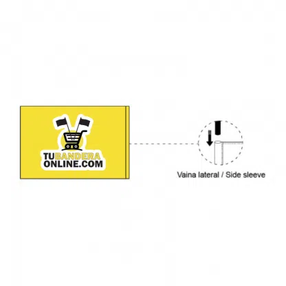 Bandera con Vaina Cerrada para Palo - Imagen 2