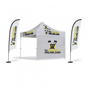 Pack FERIA (Carpa 3x3 + Pared + 2 Banderolas )