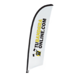Mochila Publicitaria con Banderola tipo Fly Banner (Tela Suelta) - Imagen 3
