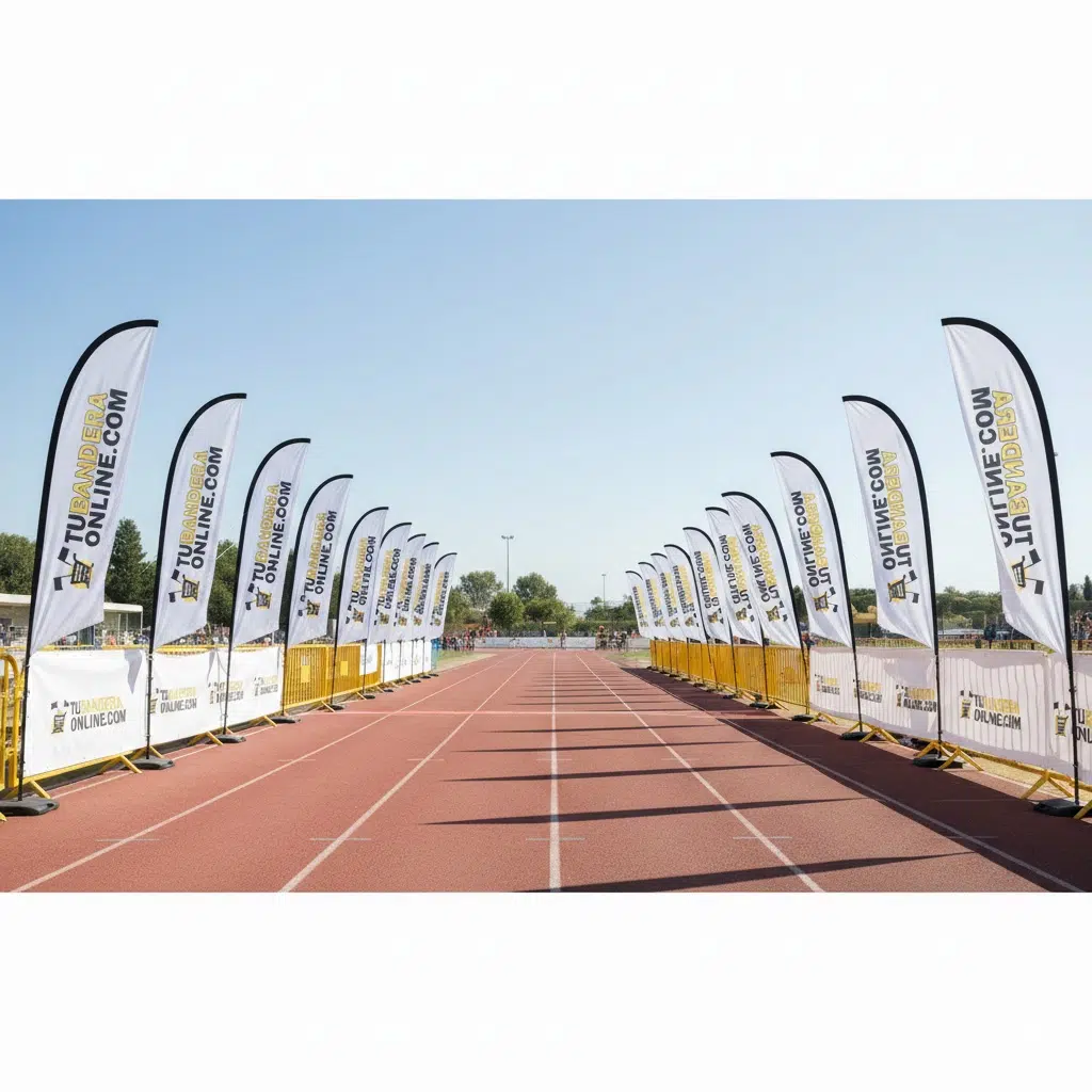 Pack META Publicitario – (8 Fly Banner Surf o Gota + 4 Cubrevallas Personalizadas) 1 Pack META Publicitario – (8 Fly Banner Surf o Gota + 4 Cubrevallas Personalizadas)