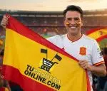 Bandera de españa con tu logo