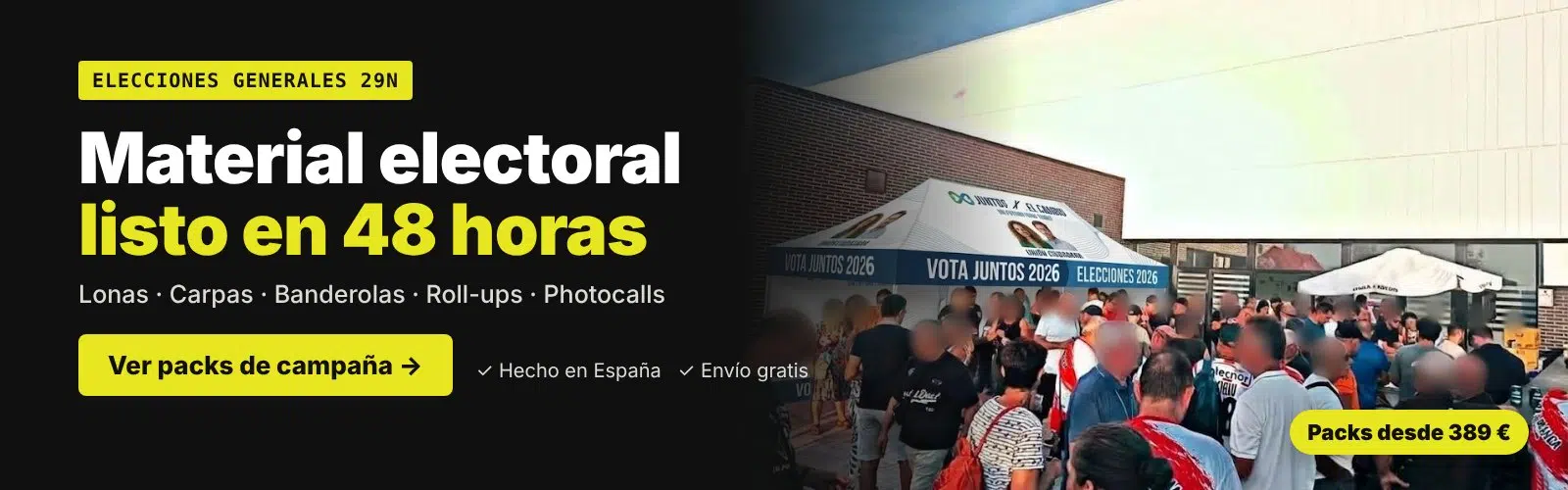 banner material electoral escritorio